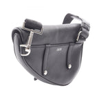Dior Shoulder Bag Saddle Black Leather — view 2