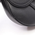 Dior Shoulder Bag Saddle Black Leather — view 6