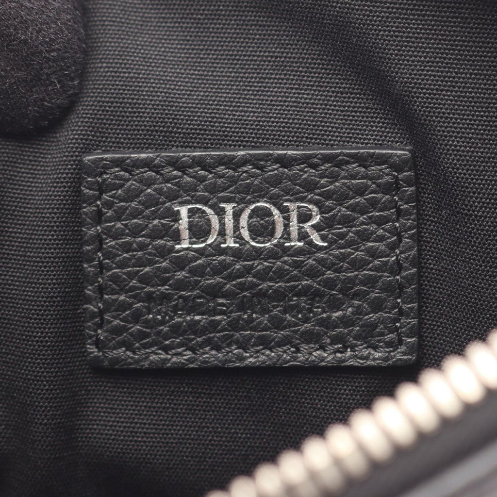 Dior Shoulder Bag Saddle Black Leather — view 4