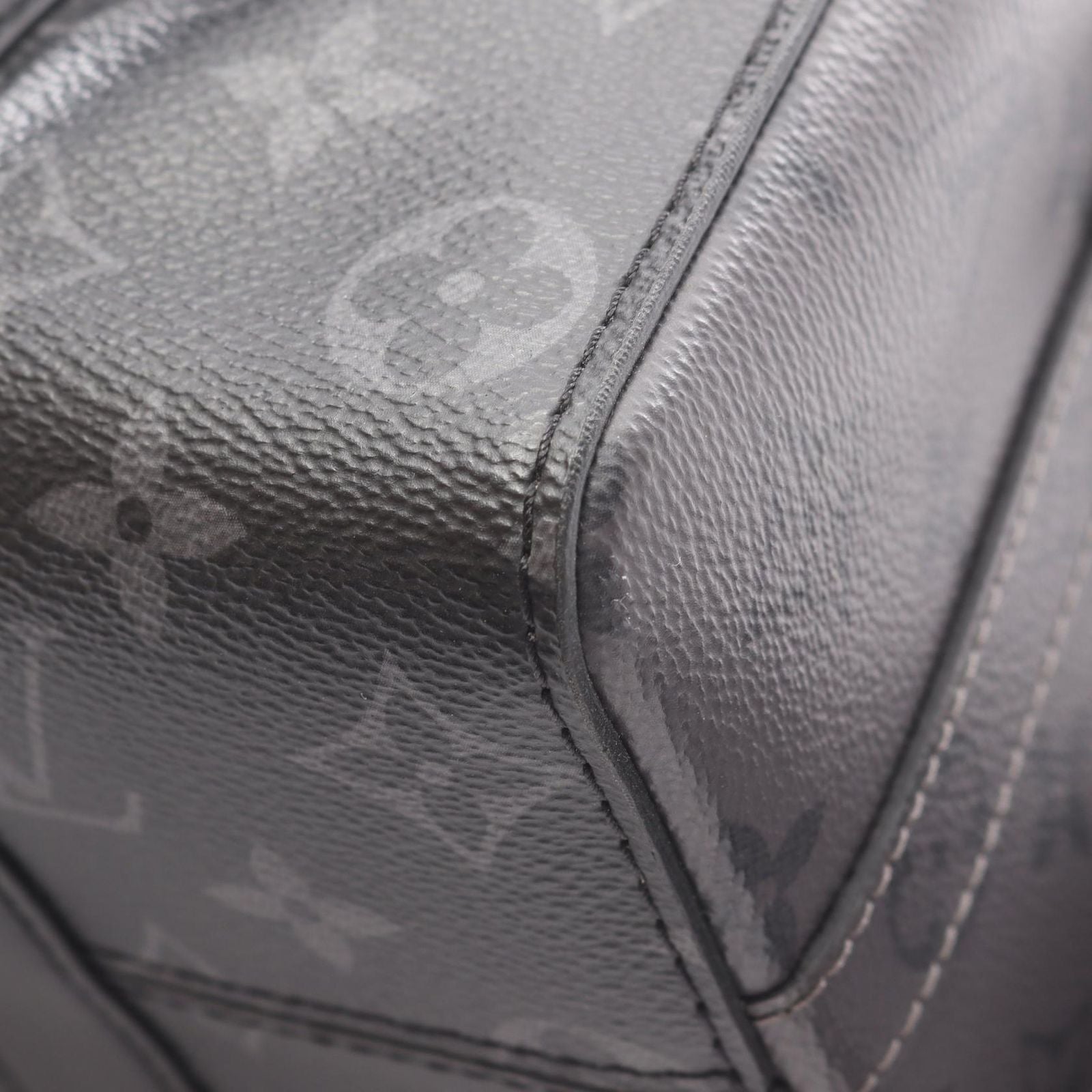 Louis Vuitton Shoulder Bag City Keepall Canvas Leather — view 5