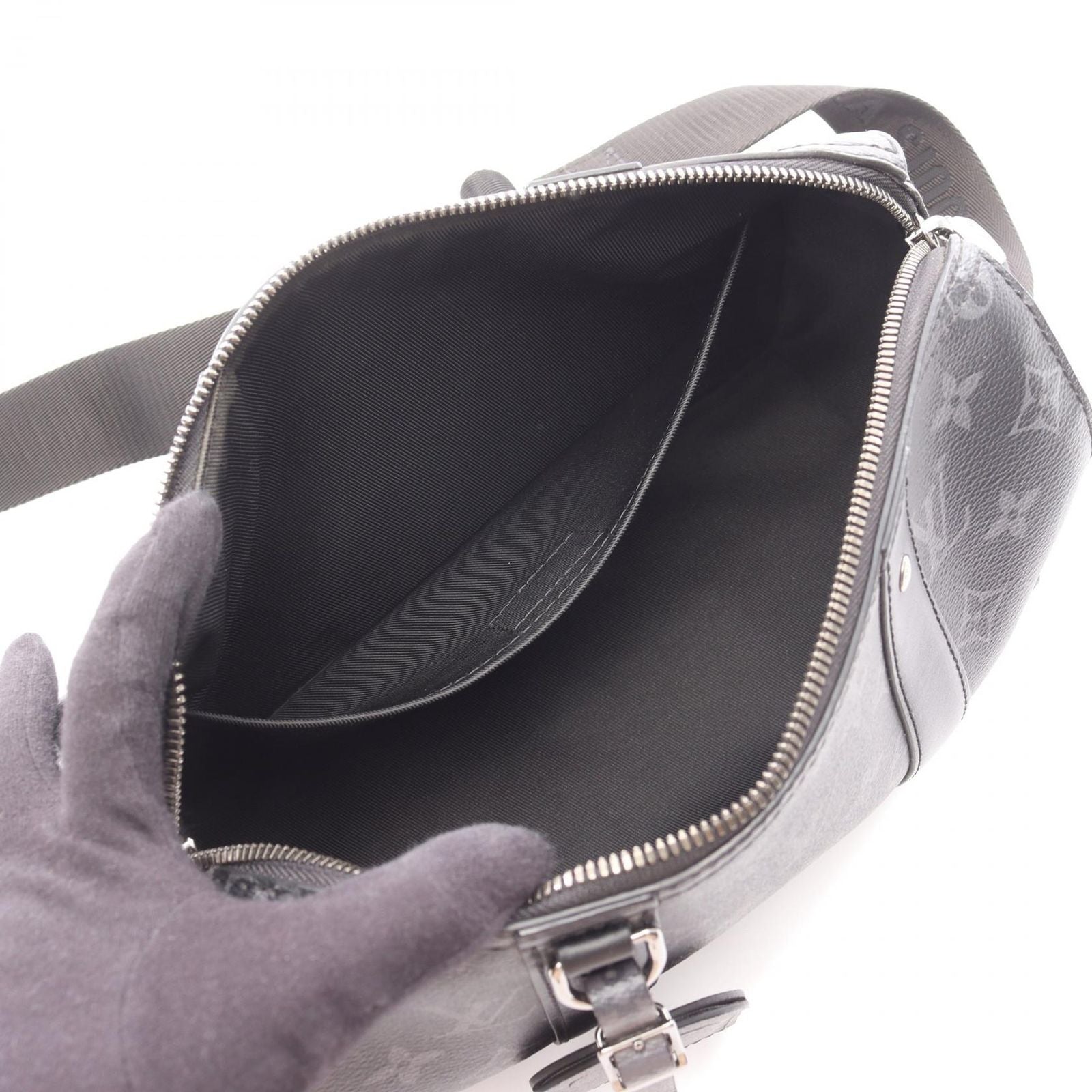 Louis Vuitton Shoulder Bag City Keepall Canvas Leather — view 3