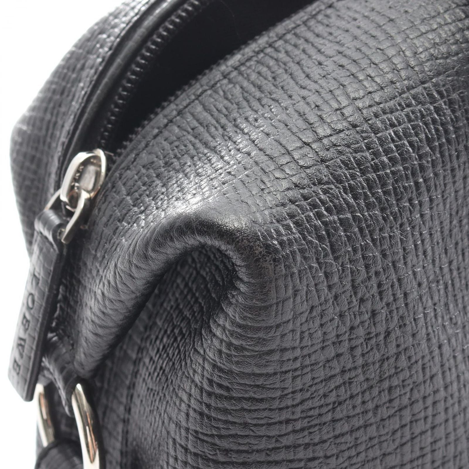 Loewe Handbag Mini Boston Black Leather — view 7