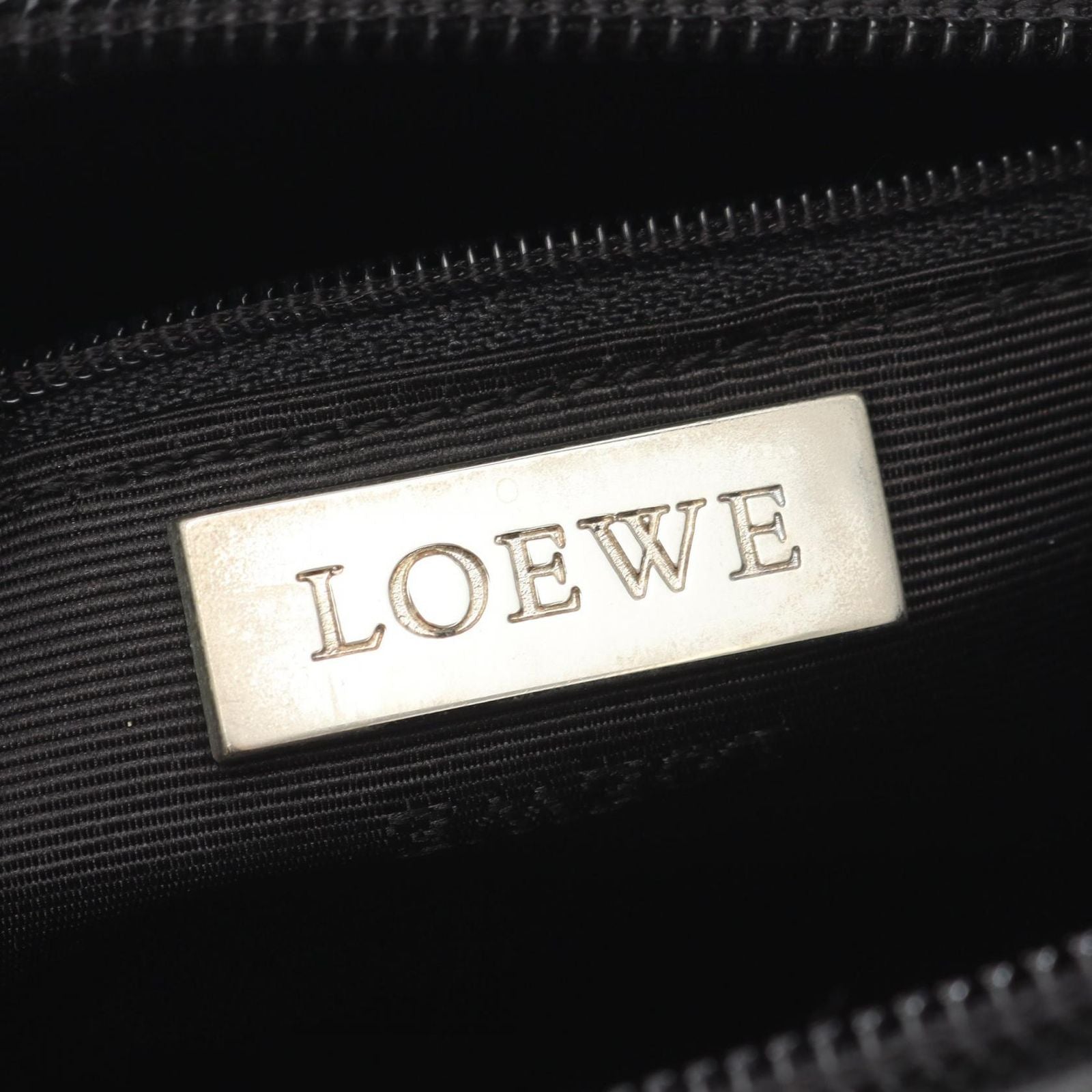 Loewe Handbag Mini Boston Black Leather — view 4