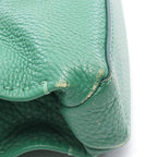 Fendi Business Selleria Green Leather Tote — view 7