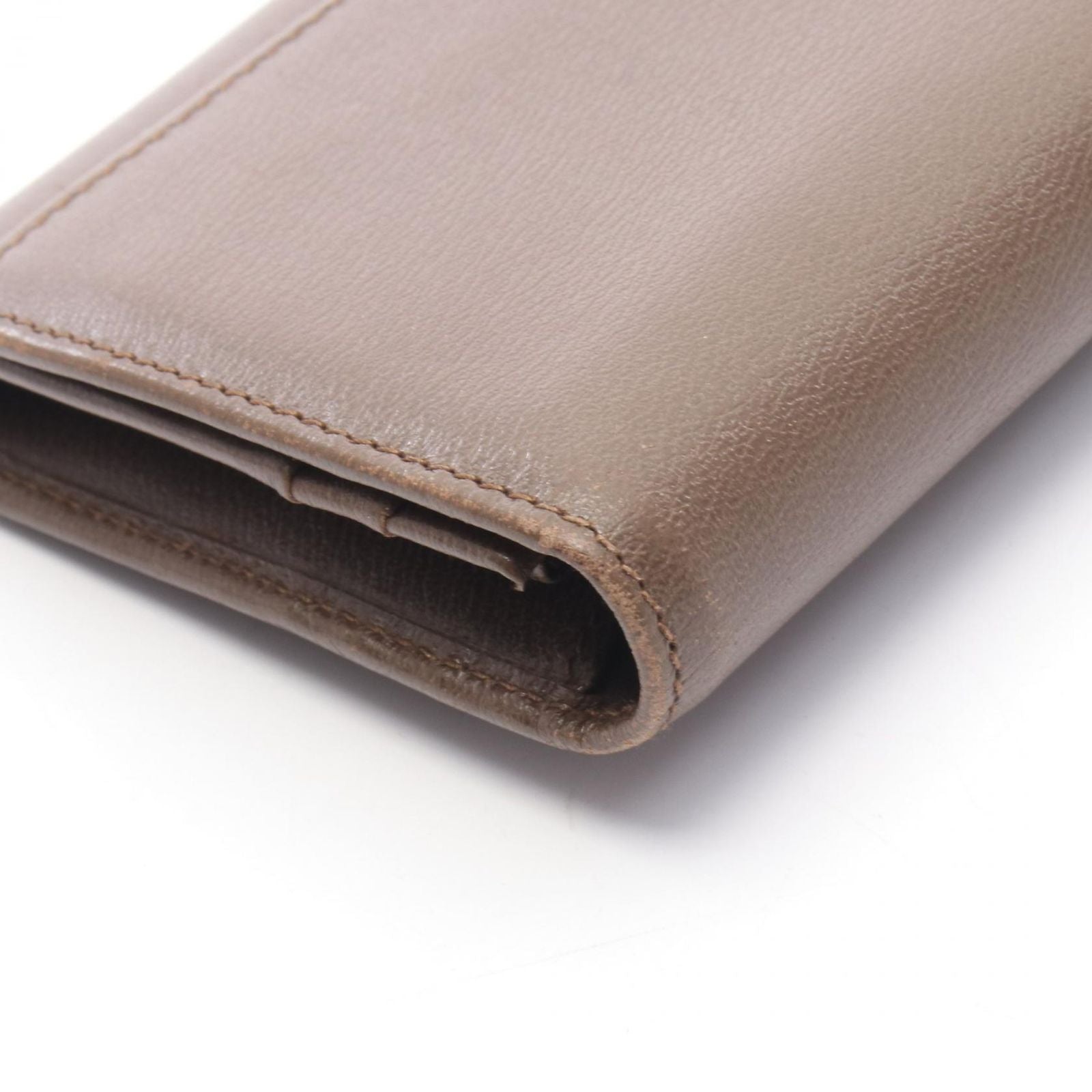 Loewe Bifold Wallet Anagram Brown Leather Zip — view 8