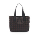 Chanel Tote New Travel Line PM Dark Brown Black Leather New PM