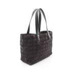 Chanel Tote New Travel Line PM Dark Brown Black Leather New PM — view 2