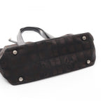 Chanel Tote New Travel Line PM Dark Brown Black Leather New PM — view 6