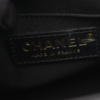 Chanel Shoulder Bag Quilted Small Bucket Black Lambskin Chain — view 4
