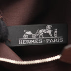 Hermes Shoulder Bag Acapulco Pochette Bandouliere MM Brown Leather — view 4