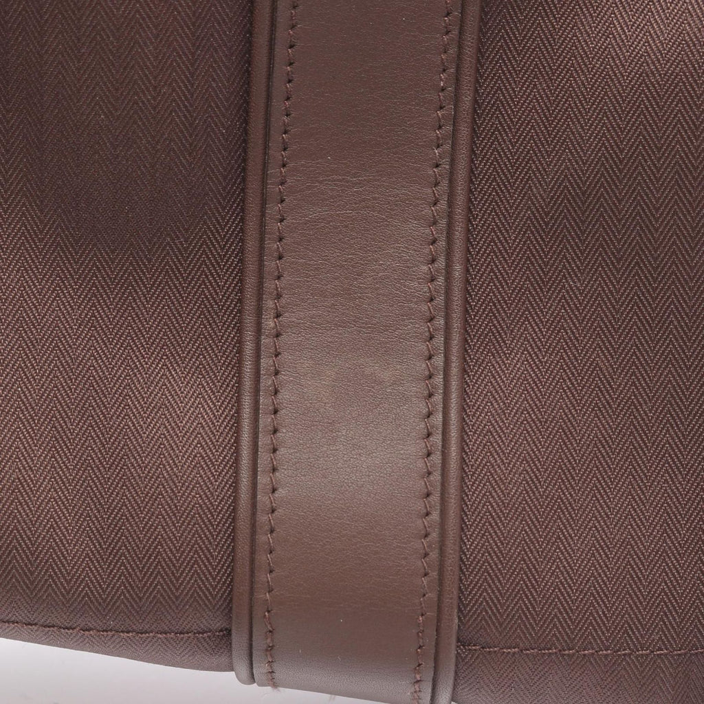 Hermes Shoulder Bag Acapulco Pochette Bandouliere MM Brown Leather — view 6