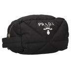 Prada Re-Nylon Logo Print Clutch