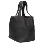 Hermes Picotin Lock MM Taurillon Clemence Noir Handbag MM — view 2
