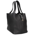 Hermes Picotin Lock MM Taurillon Clemence Noir Handbag MM