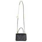 Chanel Quilted Mini Lambskin Chain Shoulder Bag — view 2