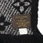 Louis Vuitton Echarpe Logo Mania Shine Monogram Wool Scarf — view 3