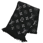Louis Vuitton Echarpe Logo Mania Shine Monogram Wool Scarf