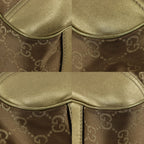 Gucci Prince Ribbon GG Canvas Gold Tote — view 4