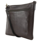 Louis Vuitton Pochette Shauni MM Utah Leather Cafe Brown Shoulder Bag — view 2