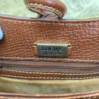 Loewe Handbag Shoulder Anagram Leather Brown Travel — view 4