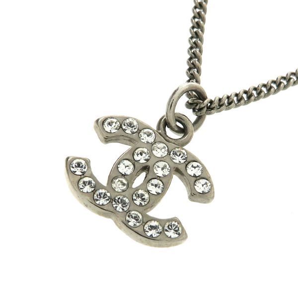 Chanel Necklace Silver — view 2