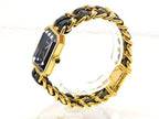 Chanel Watch Premier L Stainless Steel Gold Color Black Quartz — view 2