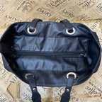 Chanel Paris Biarritz Tote Black CC Logo Business Travel — view 6