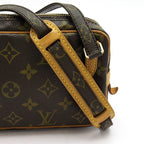 Louis Vuitton Bandouliere Monogram Shoulder Bag Brown — view 2