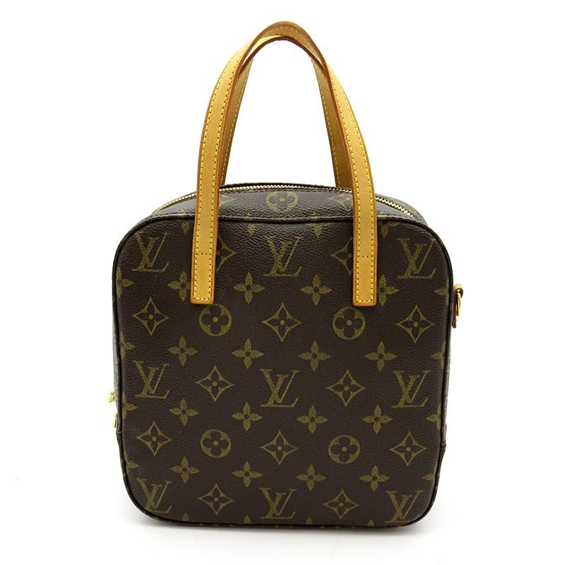 Louis Vuitton Spontini Monogram Handbag Brown