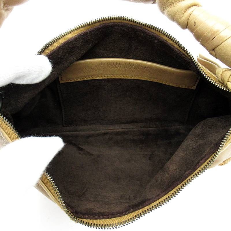 Bottega Veneta Shoulder Bag Lambskin Camel — view 7