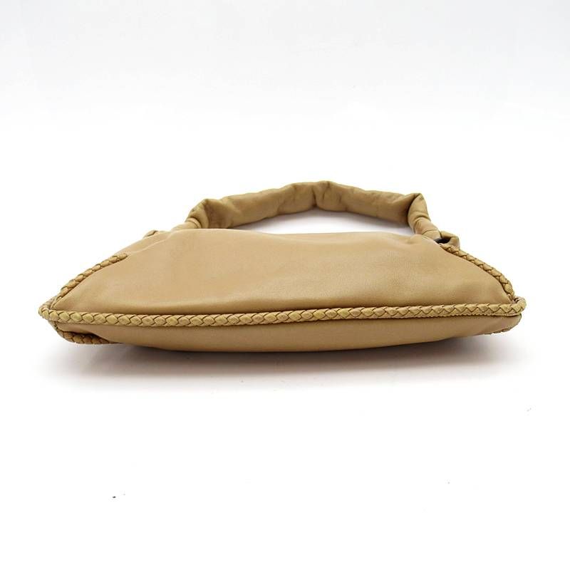 Bottega Veneta Shoulder Bag Lambskin Camel — view 6