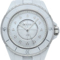 Chanel Watch 33 mm Diamond Box Ceramic White Polished