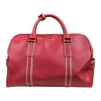 Louis Vuitton Carryall Boston Bag Leather Red — view 3