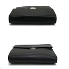 Hermes Click 16 Shoulder Bag Chevre Black Silver — view 3