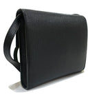 Hermes Click 16 Shoulder Bag Chevre Black Silver — view 2