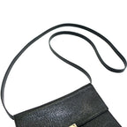 Hermes Click 16 Shoulder Bag Chevre Black Silver — view 8