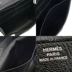 Hermes Click 16 Shoulder Bag Chevre Black Silver — view 5