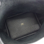 Hermes Picotin Lock PM Tote Taurillon Clemence Black Gold — view 6