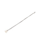 Chanel Necklace CC Logo Ivory 02c Silver — view 8