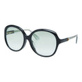 Gucci Interlocking Sunglasses Black Green Acetate 1- Eyewear