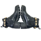 Gucci Side Gore Boots Leather with Crystal Belt 36 Black — view 7