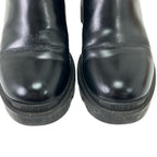 Gucci Side Gore Boots Leather with Crystal Belt 36 Black — view 5