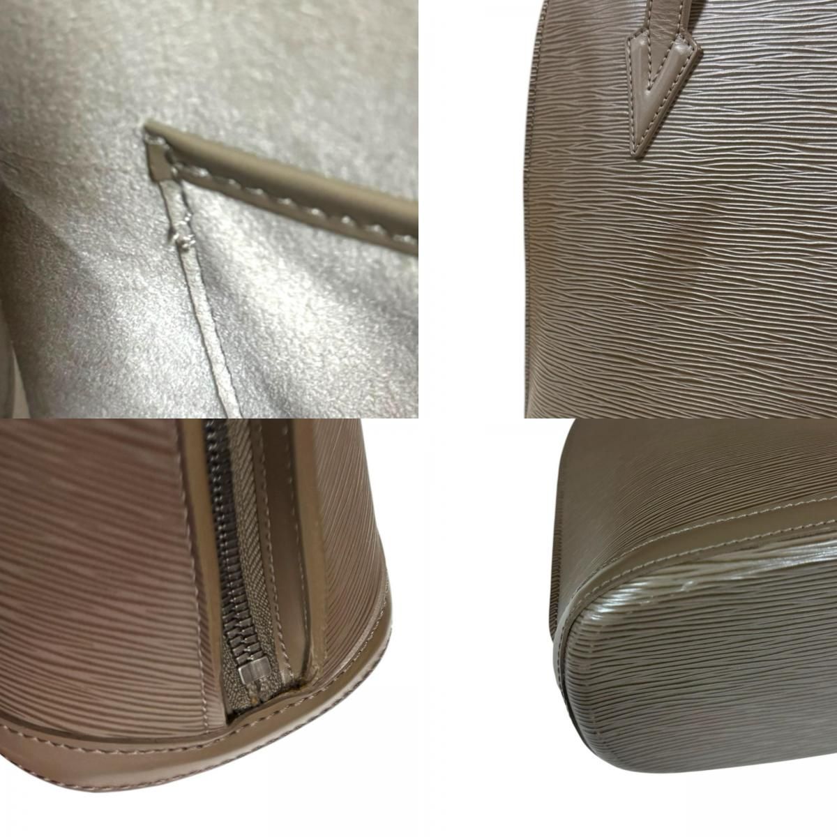 Louis Vuitton Sac Epi Shoulder Bag Gray — view 9