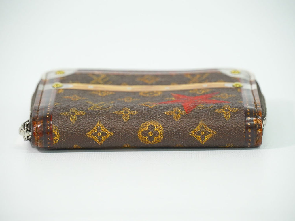 Louis Vuitton LV Zippy Coin Purse Transformed Trunk Time Monogram Case Brown — view 3