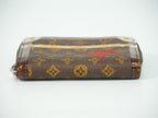 Louis Vuitton LV Zippy Coin Purse Transformed Trunk Time Monogram Case Brown — view 3