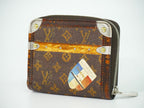 Louis Vuitton LV Zippy Coin Purse Transformed Trunk Time Monogram Case Brown — view 2