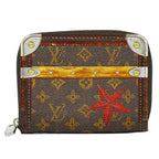 Louis Vuitton LV Zippy Coin Purse Transformed Trunk Time Monogram Case Brown