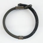 Louis Vuitton Heaven Bracelet le Puit Monogram Eclipse Canvas Silver — view 4