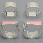 Bottega Veneta Enamel Bolt Ring Pink Color Sterling Silver Box
