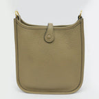 Hermes Evelyne TPM Beige Marfa Gold Taurillon Clemence Shoulder Bag Leather — view 7